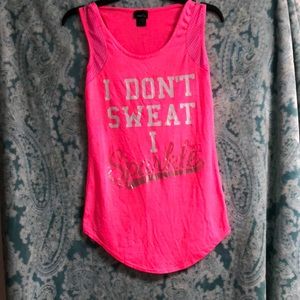 Hot pink, tank-top